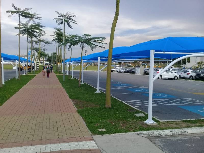 Instalação de Sombreador para Estacionamento de Mercado Brasília - Instalação de Sombreadores para Estufa