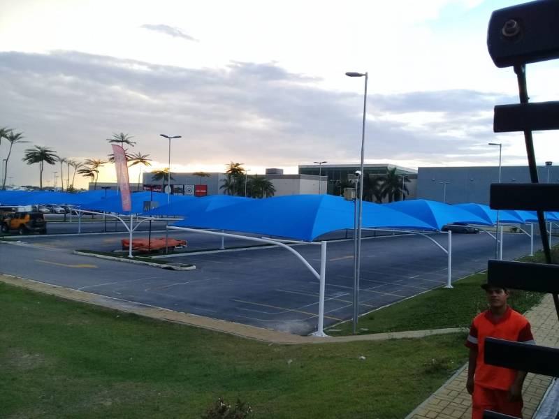 Instalação de Sombreador para Garagem Shopping Preço Franco da Rocha - Instalação de Sombreadores para Estacionamento