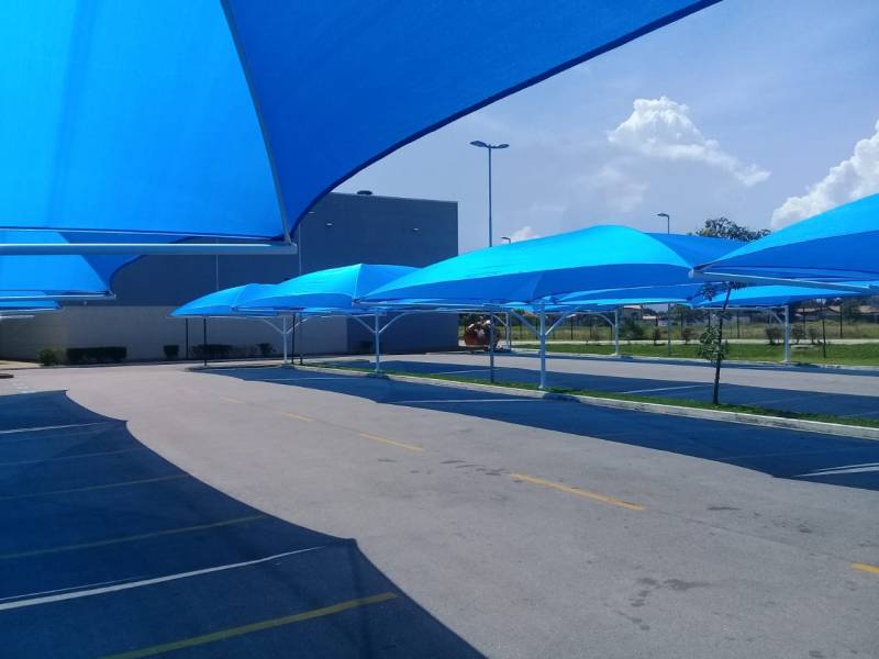 Instalação de Sombreadores Grandes Preço Litoral Paulista - Instalação de Sombreador para Garagem Shopping