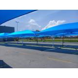 instalação de sombreadores para estacionamento de mercado Ibirapuera