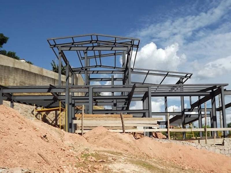 Venda de Cobertura de Estrutura Metálica Preço Araraquara - Venda de Cobertura para Entrada de Prédio